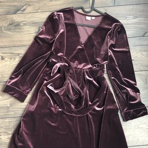 Gap Velvet Maternity Dress